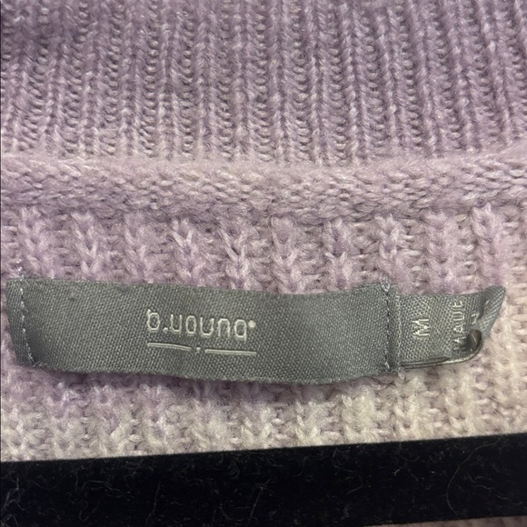 b.young Lavender and Cream Knit Sweater - Picture 2 of 11